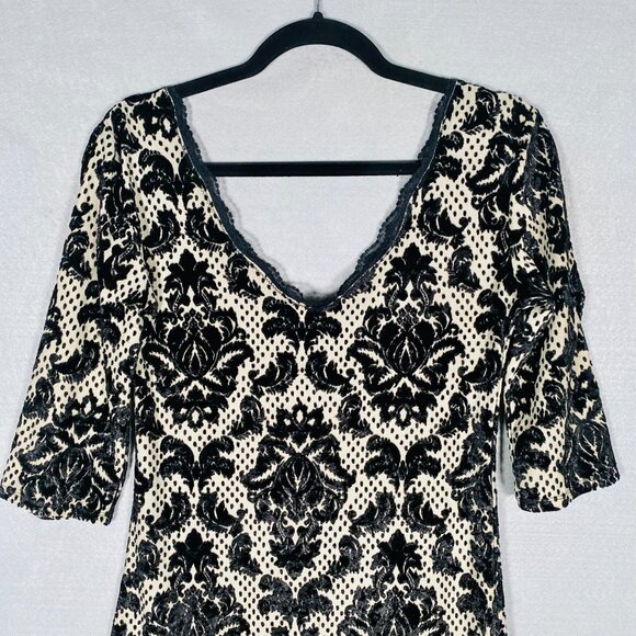 Free People Intimately Dress Womens M Black Velvet Mini Whimsy Goth - Picture 8 of 14